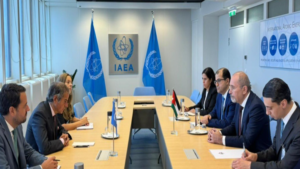 الصفدي يجتمع مع المدير العام للوكالة الدولية للطاقة الذرية في فيينا