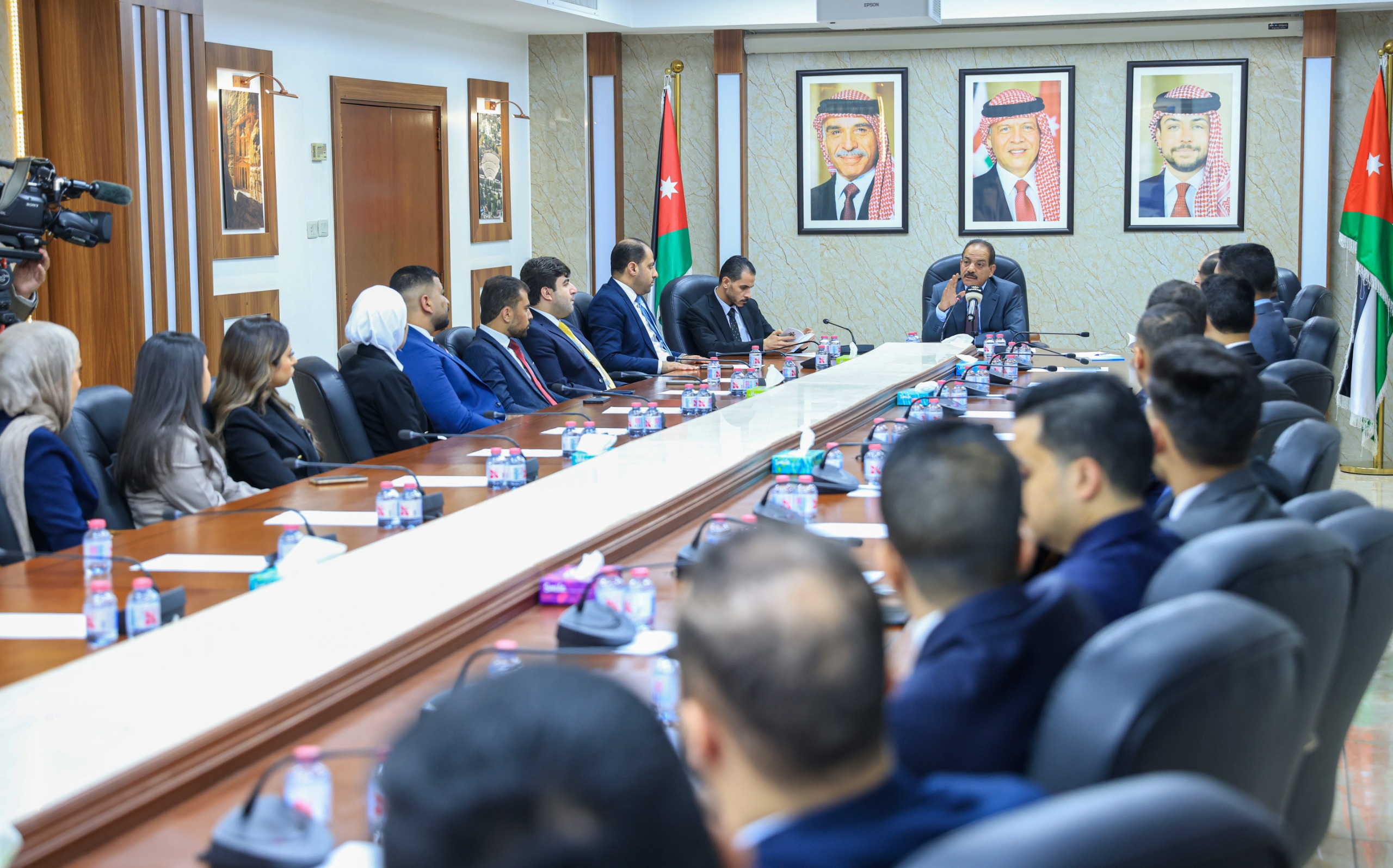 السعايدة يلتقي طلبة المعهد القضائي ويستعرض الدور التشريعي والرقابي لمجلس النواب