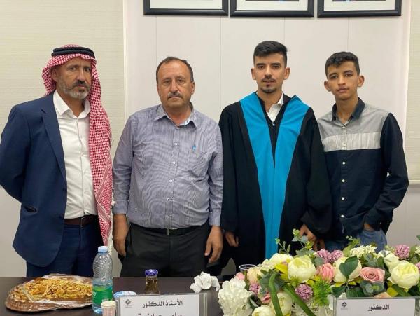 عبادة عمر الهزايمة  ..  مبارك الماجستير