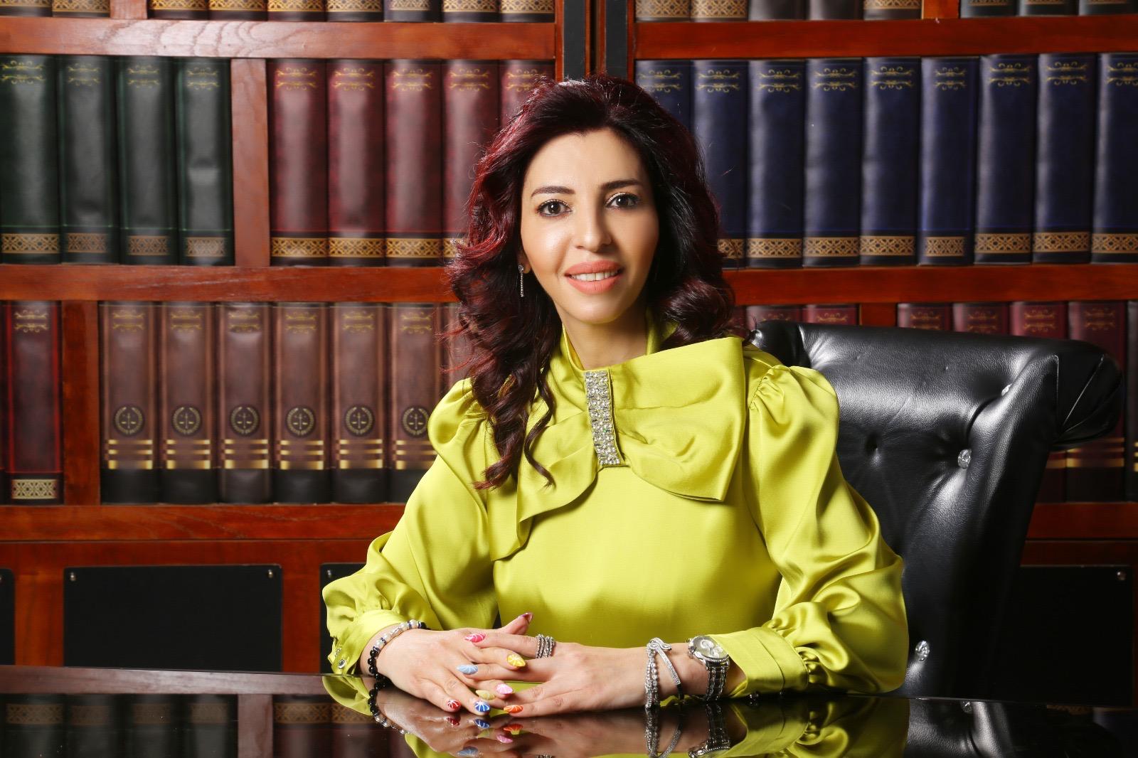 الزميلة رانيا تادرس مديرة اكاديمية الرأي للتدريب 