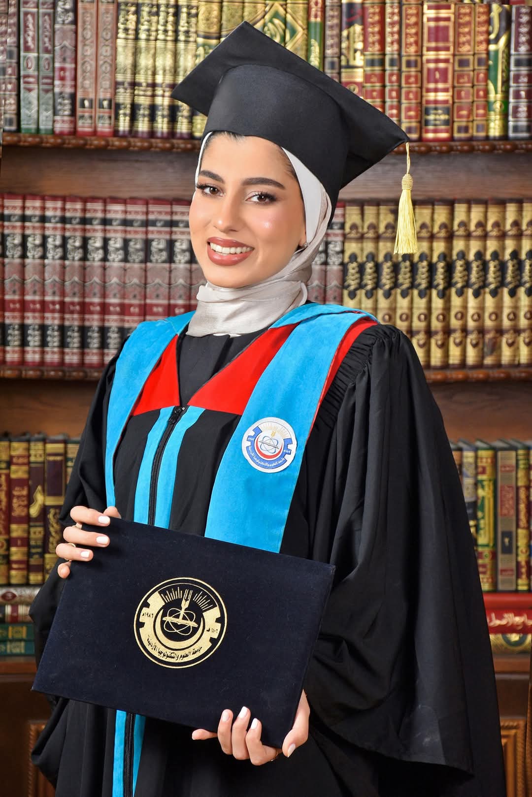 “في بيتنا طبيبة” ..  لمى نادر خطاطبة تتخرج بتقدير ممتاز في الطب من "العلوم والتكنولوجيا"