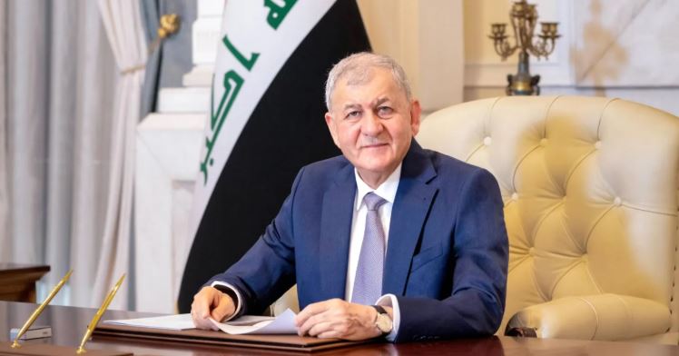الرئيس العراقي : سياستنا واضحة في حصر السلاح بيد الدولة