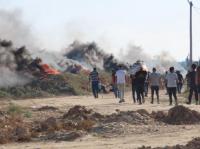 إصابات إثر قمع الاحتلال مسيرات سلمية شرق غزة