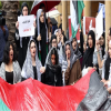 طلاب الجامعات اللبنانية ينتفضون تضامنا مع غزة