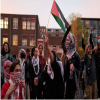 طلاب في جامعة أمستردام يقيمون مخيما دعما لغزة