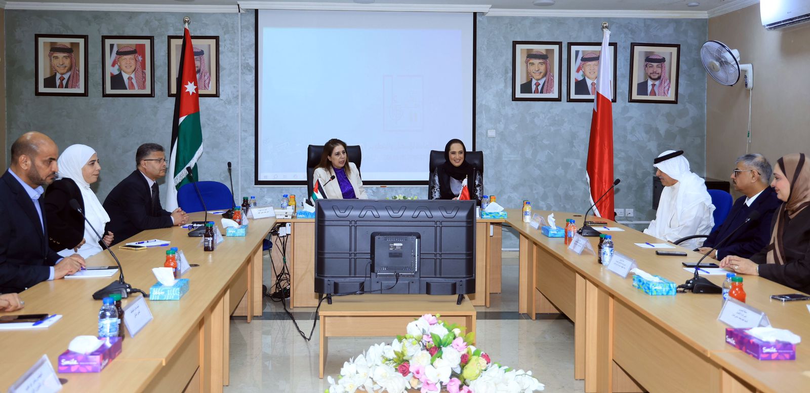 العطيات تستقبل وزيرة الإسكان والتخطيط العمراني البحرينية في عمّان