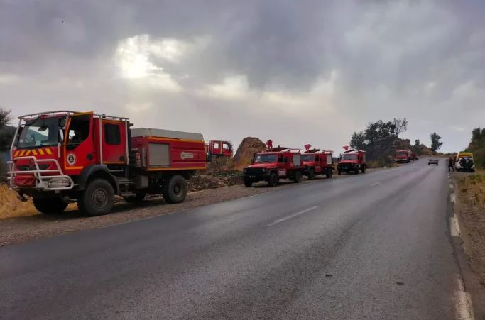 4 قتلى في تحطم طائرة تابعة للدفاع المدني بالجزائر