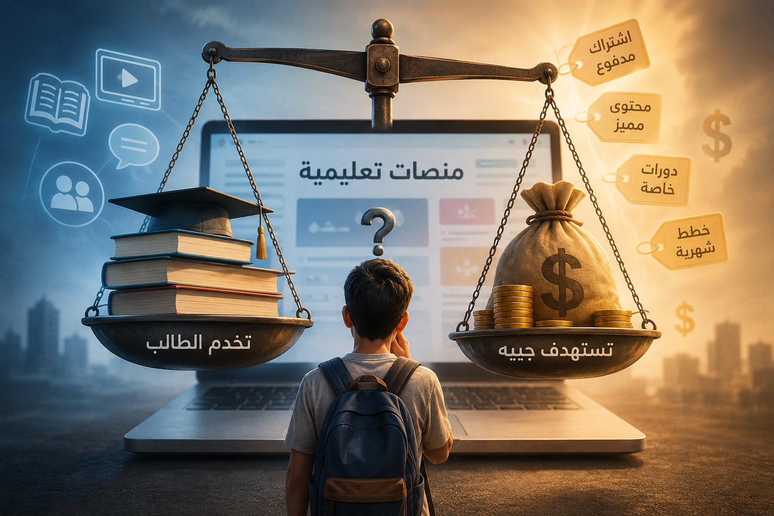 هل ما زالت المنصات التعليمية تخدم الطالب أم تستهدف جيبه؟
