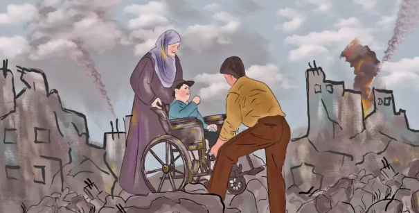 ذوو الإعاقة في غزَّة تحت النَّار ..  الحرب تحرمهم حقوقهم الأساسيَّة وتشلُّ حياتهم 