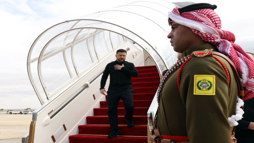 الملك والرئيس الأوكراني يبحثان تطورات المنطقة والعلاقات الثنائية