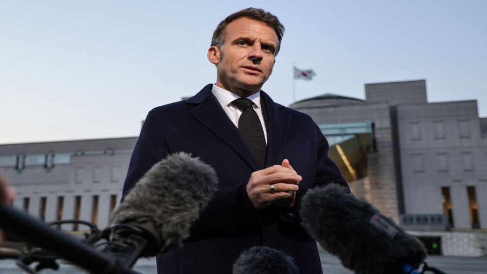 ماكرون: الحرب لا تتيح "حلا دائما" للملف النووي الإيراني