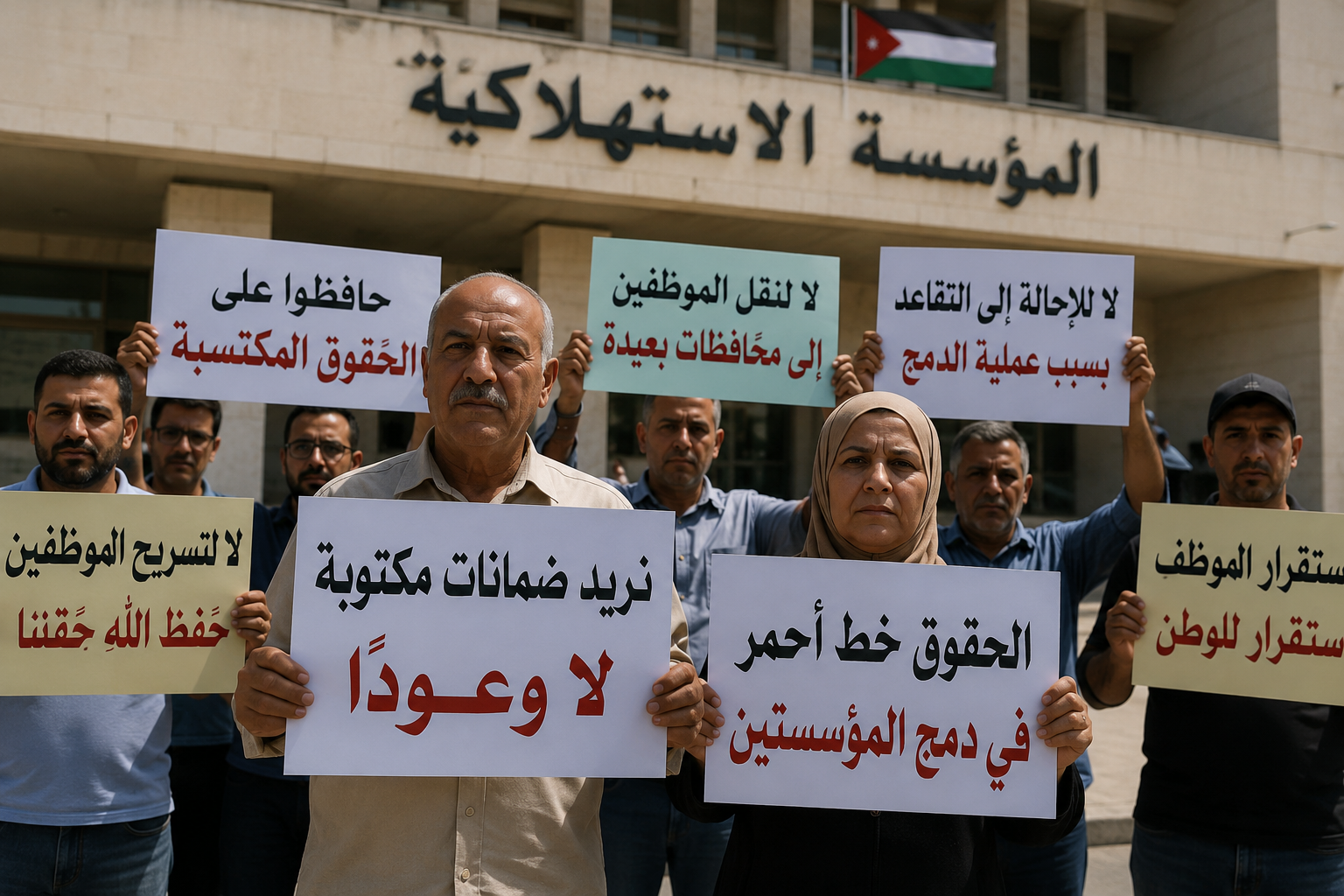 مواطنون: نريد ضمانات مكتوبة لا وعودًا ..  والحقوق خط أحمر في دمج المؤسستين الاستهلاكيتين