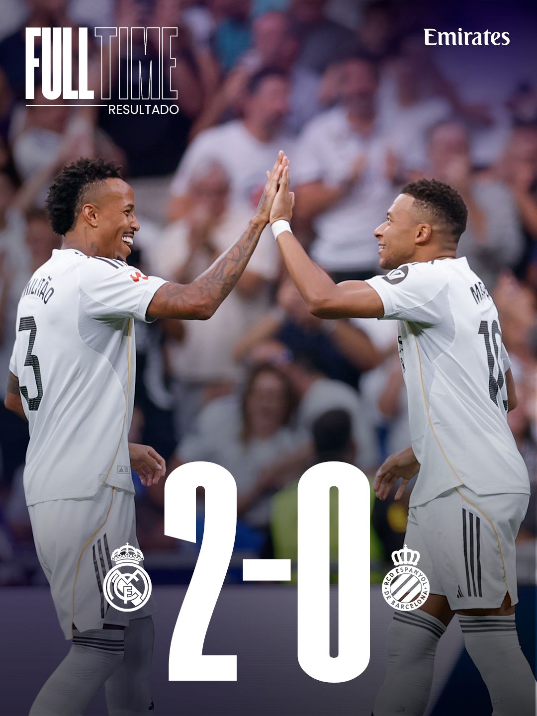 ريال مدريد يتجاوز ضيفه إسبانيول بثنائية