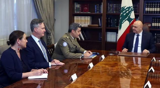 عون: لبنان متمسك ببقاء اليونيفيل حتى تنفيذ القرار 1701