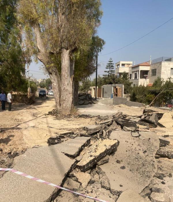 إغلاق جزئي لطريق كفرنجة لتنفيذ أعمال تعبيد
