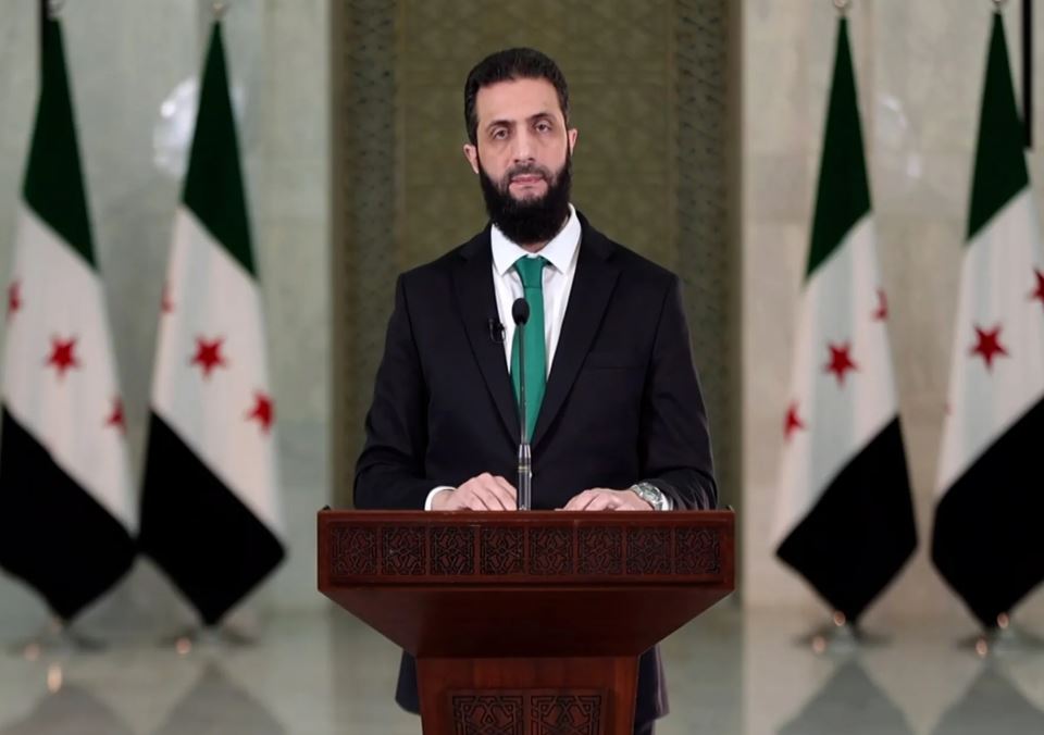 الشرع: بناء سوريا مسؤولية الجميع