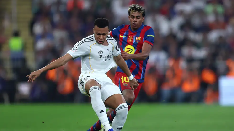 "لامين يؤلمك كثيرًا" ..  ستوديو الشيرينجيتو يشتعل بمقارنة مبابي ويامال