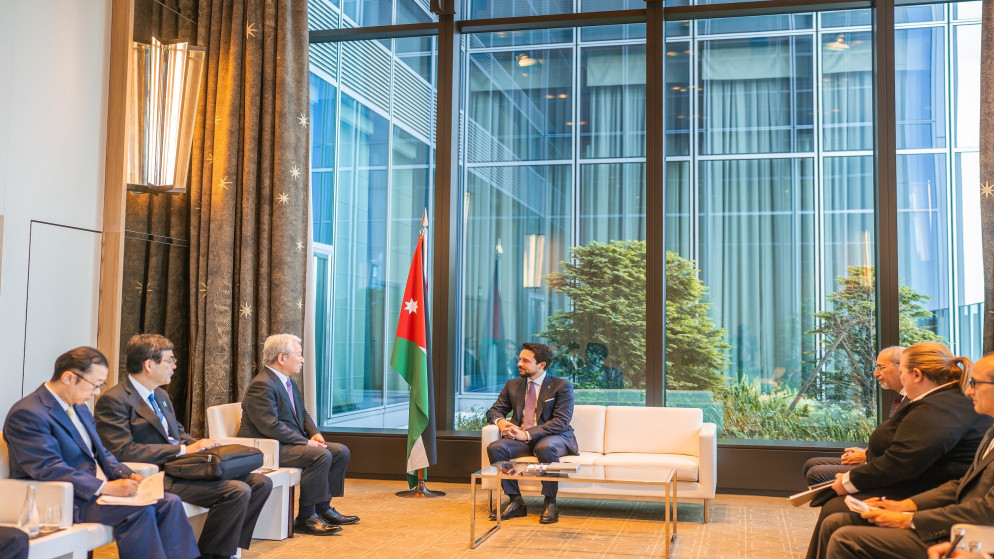 ولي العهد يبحث توسيع التعاون في المجالات الاقتصادية والتنموية مع جايكا