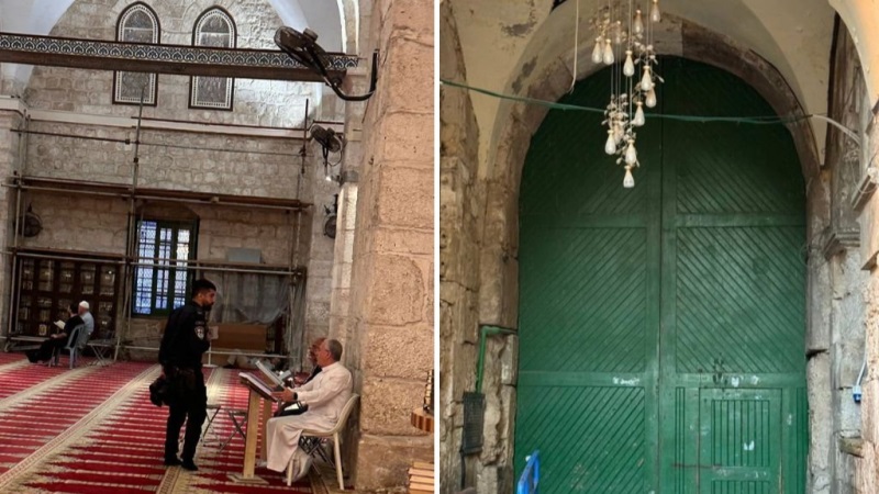 الاحتلال يواصل إغلاق المسجد الأقصى وكنيسة القيامة لليوم 12 على التوالي 
