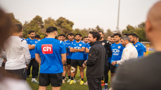 ولي العهد يتابع استعدادات منتخب النشامى لمواجهة نظيره العُماني