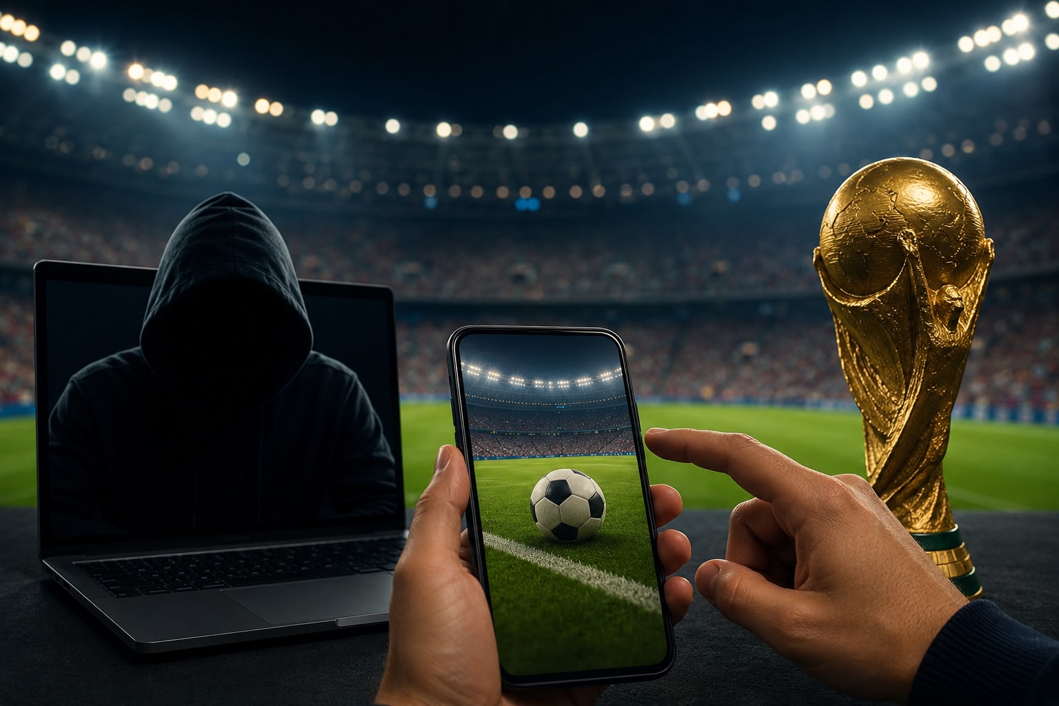 مشاهدة مجانية أم عملية احتيال؟ تحذيرات من روابط مزيفة تستغل شغف جماهير كأس العالم