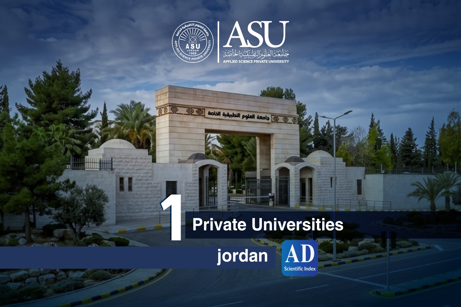 العلوم التطبيقية تتصدّر الجامعات الخاصة الأردنية وتؤكد حضورها العربي المتقدم بالمرتبة 17 