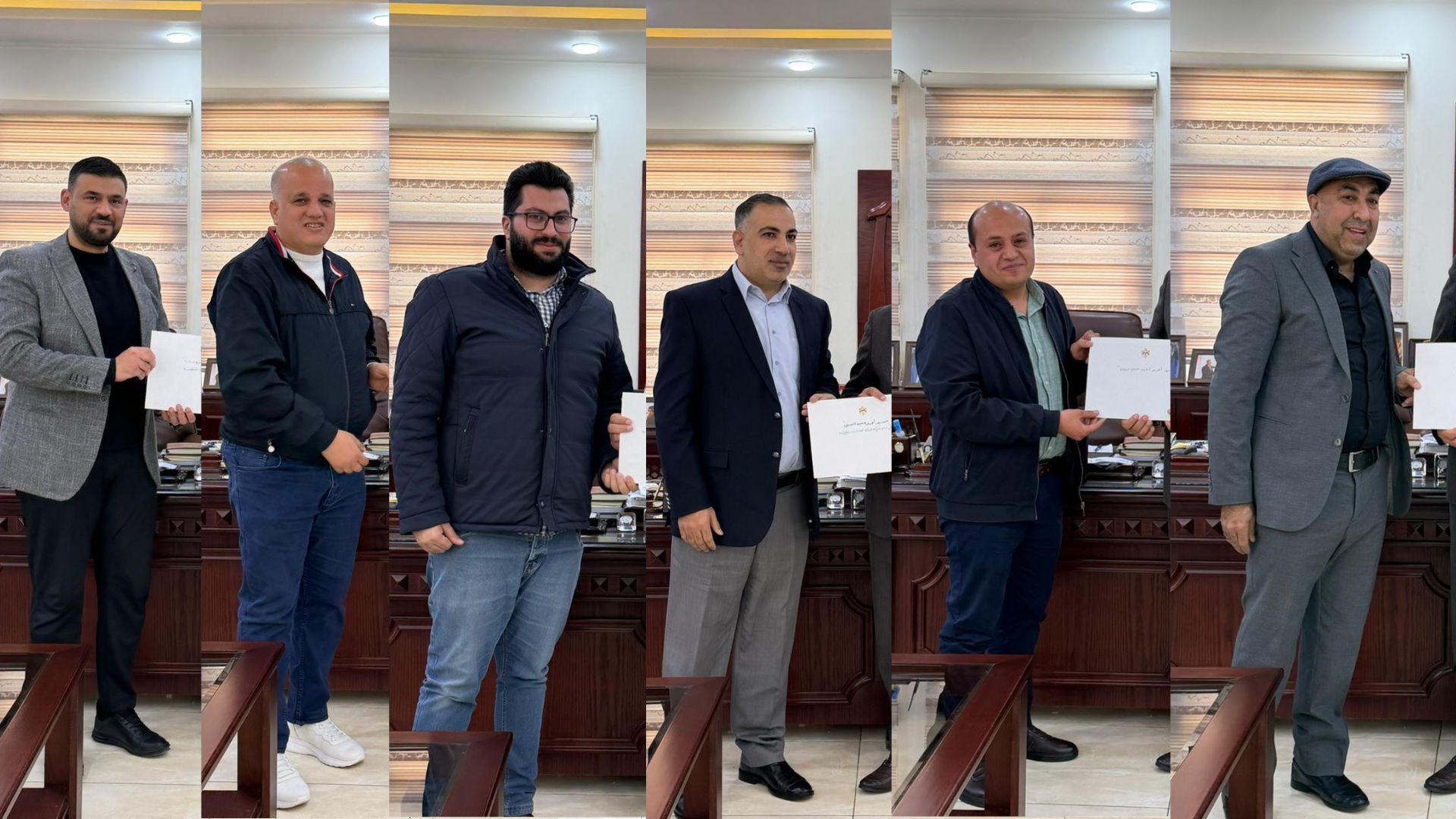  محافظ الزرقاء يكرم 6 مواطنين من رواد العطاء المجتمعي