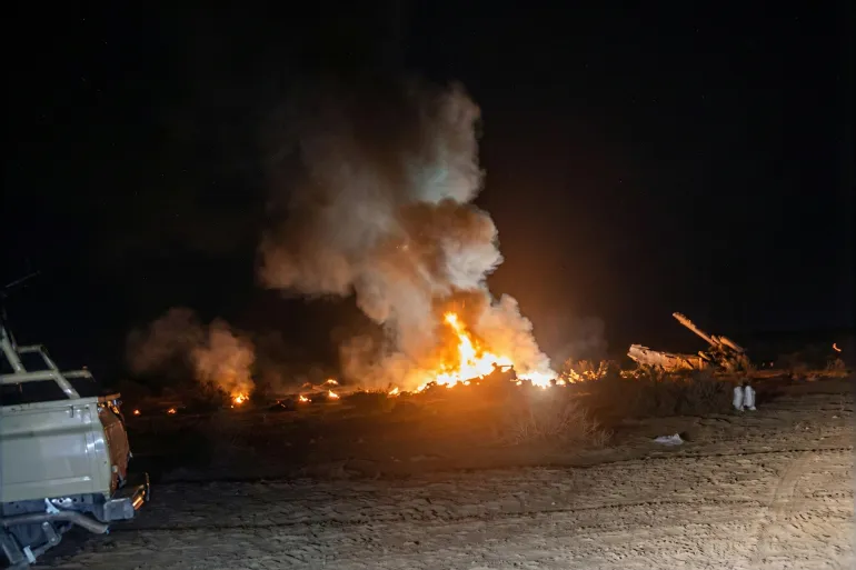 مقتل 5 بتحطم مروحية في قاعدة عسكرية جنوبي ليبيا