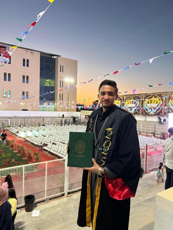 المهندس قصي أحمد الفاعوري  ..  مبارك التخرج