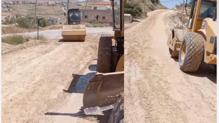 بلدية الطفيلة الكبرى تبدأ بإعادة تأهيل الطرق الفرعية في منطقة الحسين