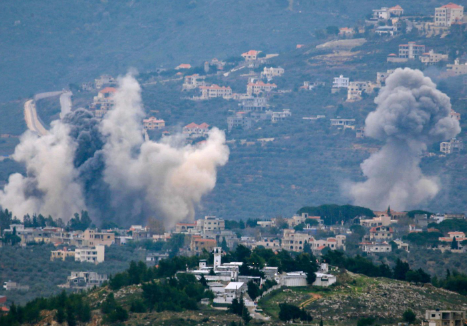 اندلاع حرائق بالجليل الأعلى إثر صواريخ أطلقها حزب الله