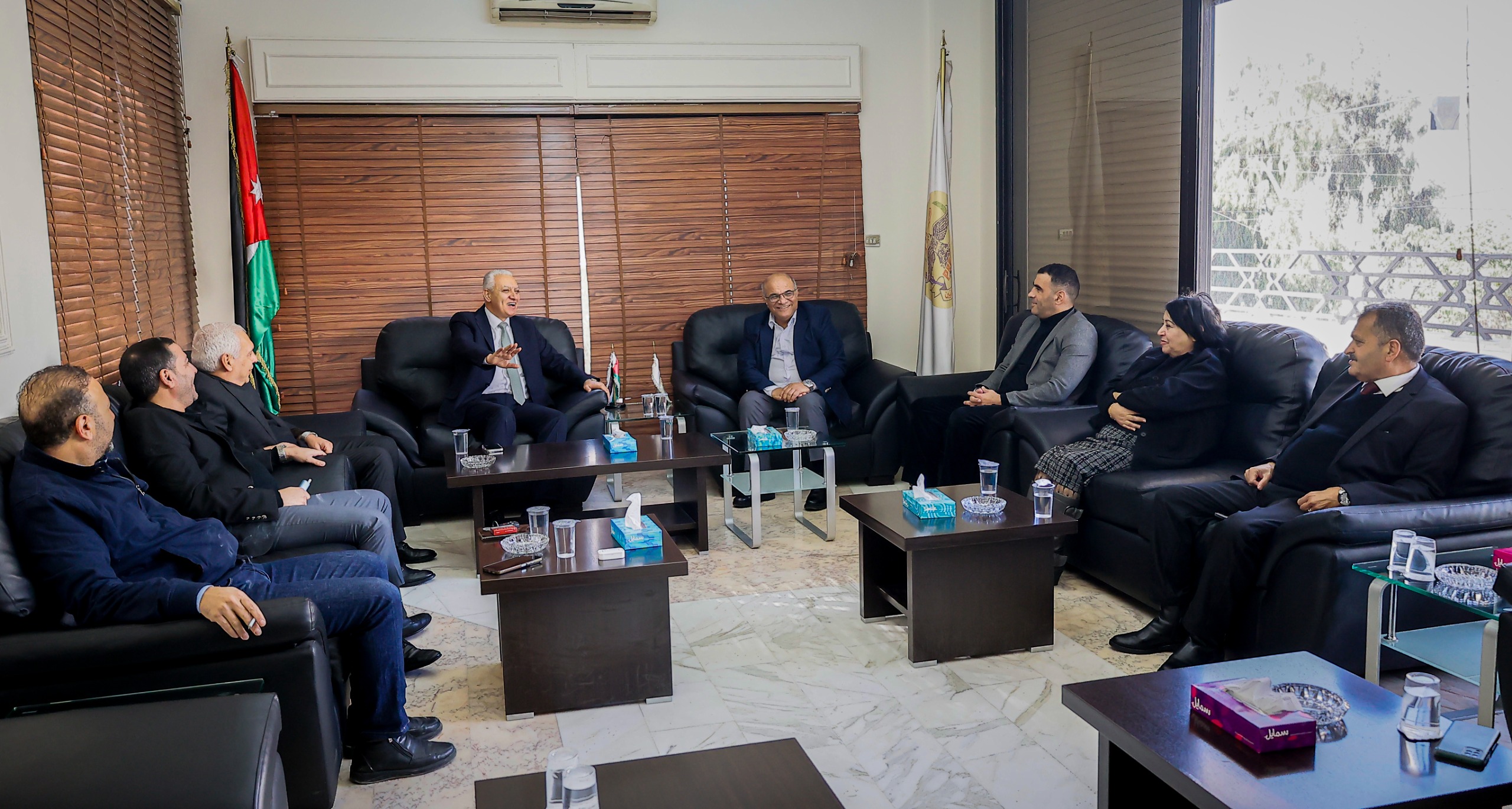 ​العموش: ملتزمون بحماية الجسم الصحفي وحل ملفات التقاعد