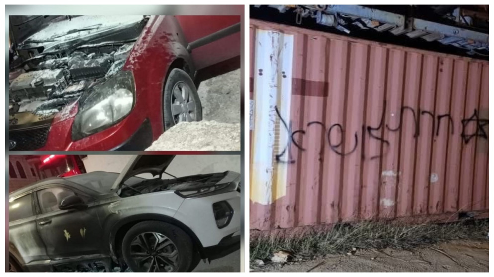 الضفة الغربية ..  مستوطنون يحرقون مركبتين شمالي رام الله