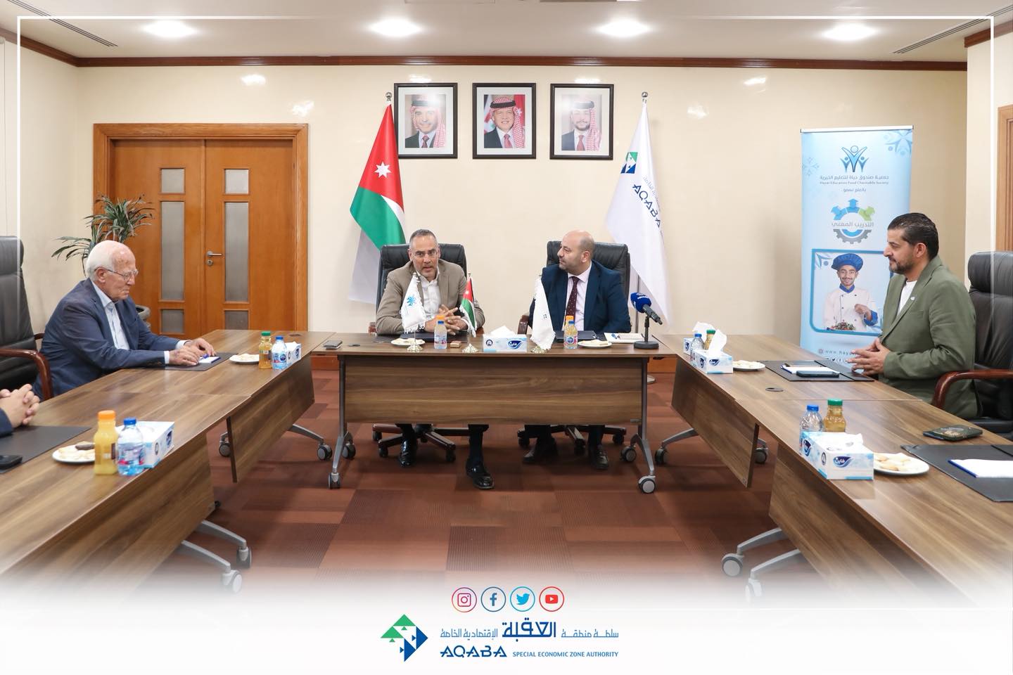 العقبة الخاصة وجمعية صندوق حياة الخيرية يوقعان اتفاقية انشاء مركز تدريبي