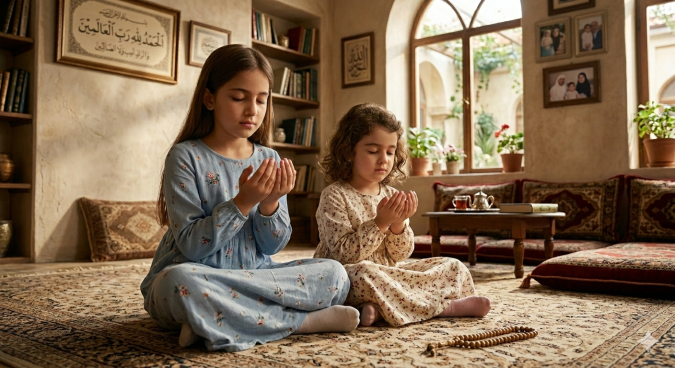 أدعية بسيطة وسهلة للأطفال تناسب أعمارهم بين 6 – 9 سنوات