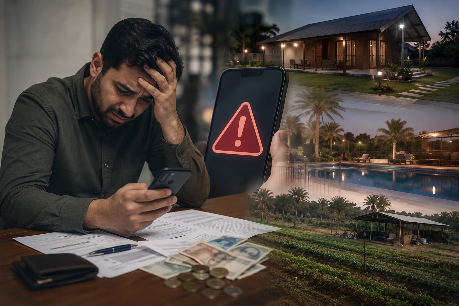 خسائر وشكاوى بسبب الحجوزات الوهمية للمزارع والشاليهات