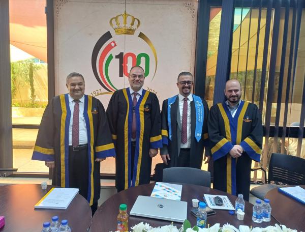 يزن هاني عبدالله  ..  مبارك الماجستير