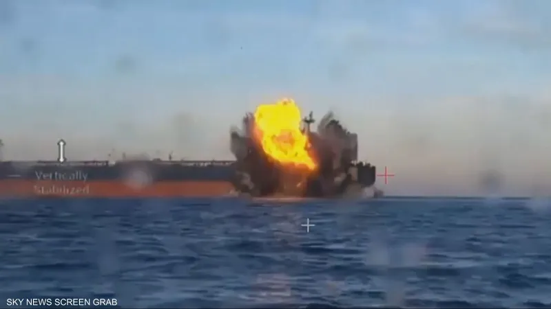 مسيرات روسية تضرب سفينتين في البحر الأسود