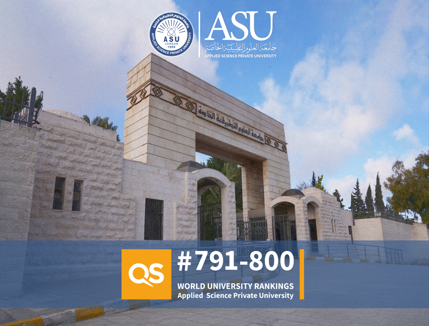 التطبيقية الأولى بين الجامعات الخاصة الأردنية بنسبة تقدمها في تصنيف كيو أس العالمي للعام 2026