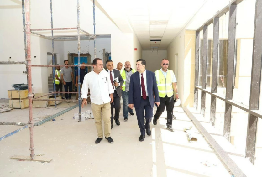 العجلوني يتفقد سير العمل في مشروعي كليتي جرش التقنية وعجلون الجامعية