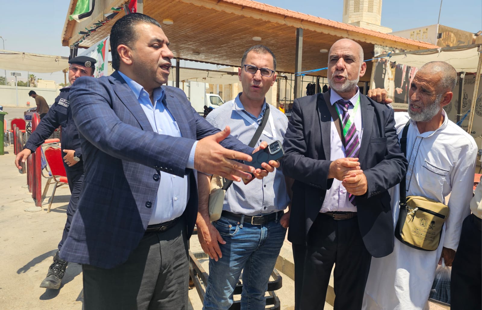 النائب السعود يثمّن جهود إدارة أمن الجسور في خدمة حجاج فلسطين  