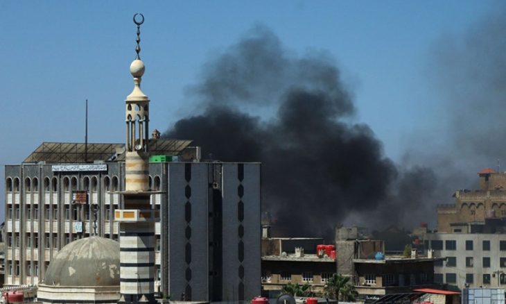 قصف " إسرائيلي " يستهدف السويداء بالتزامن مع دخول القوات الحكومية السورية 