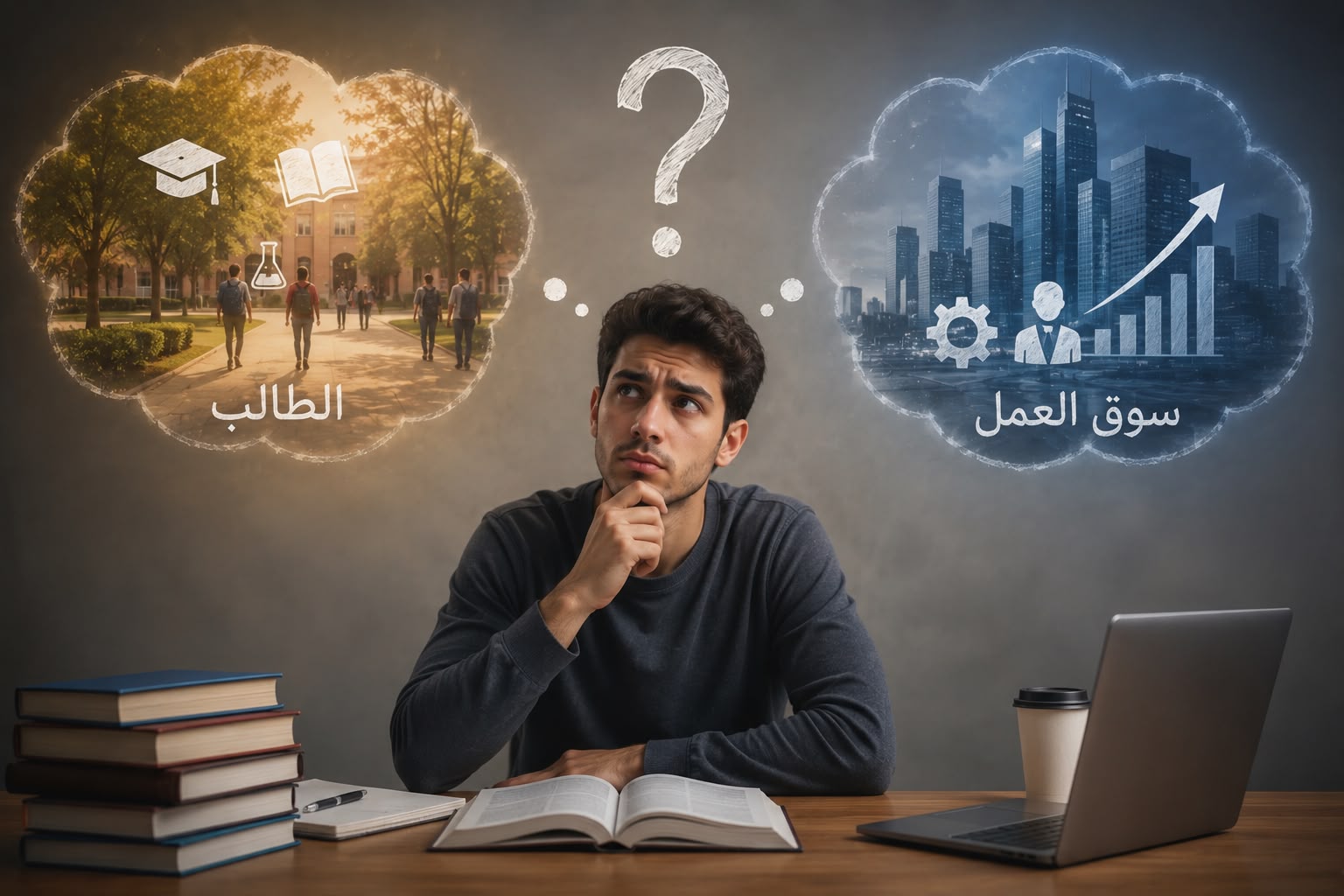من المسؤول عن اختيار التخصص الجامعي: الطالب أم سوق العمل؟
