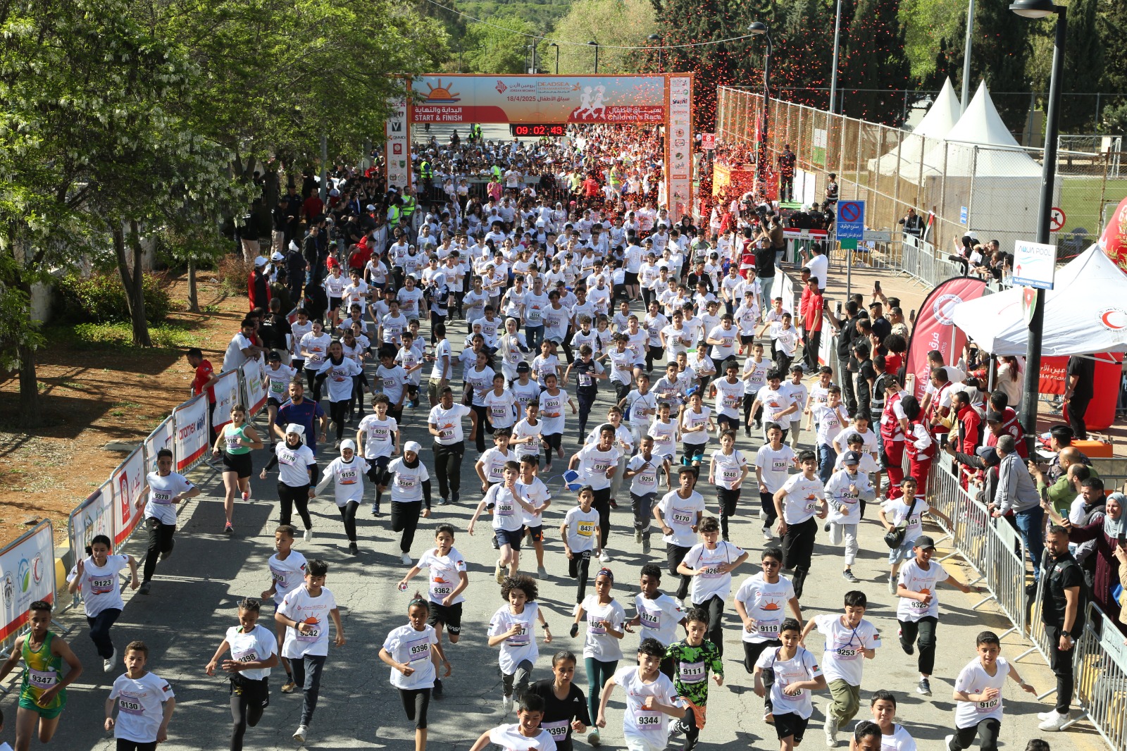 إقبال على التسجيل في سباق الأطفال لبرومين ألترا ماراثون البحر الميت  