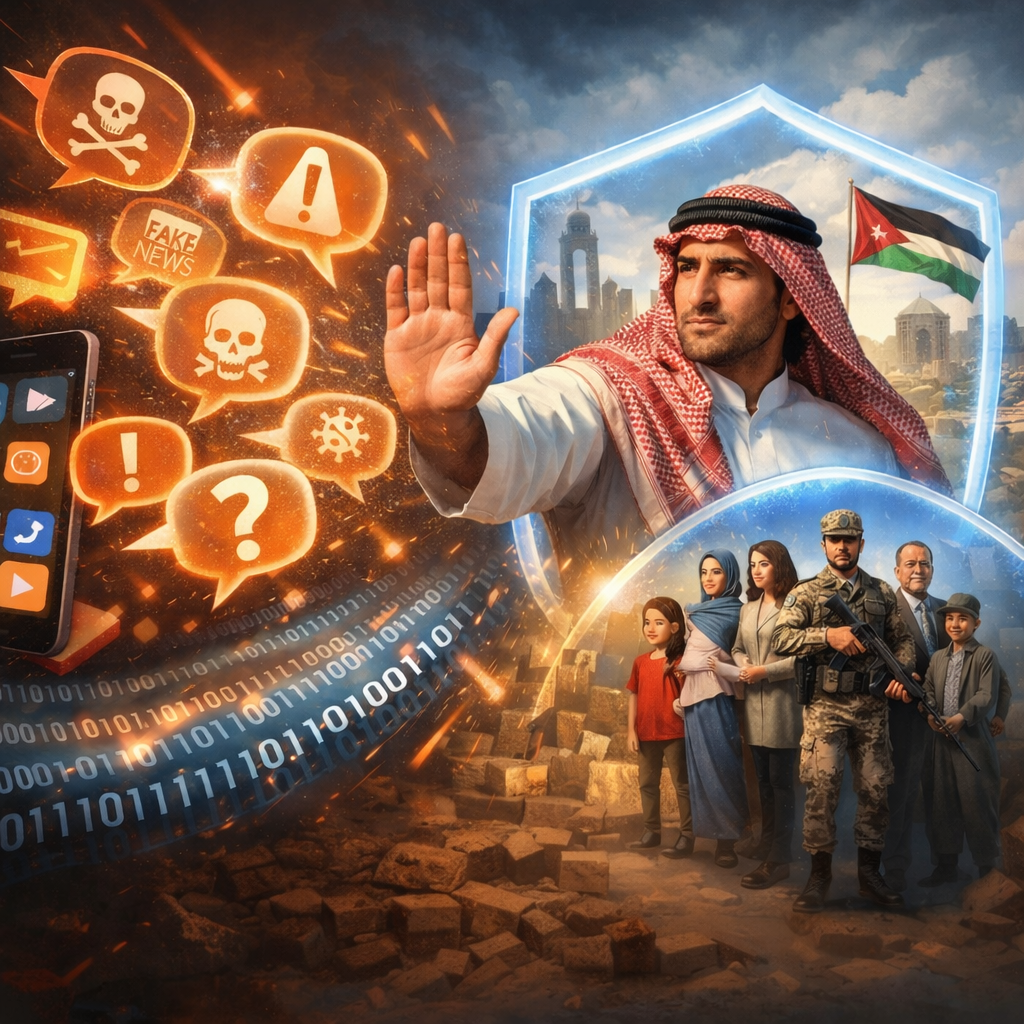بين سرعة المعلومة ووعي المتلقي ..  كيف يحمي الأردنيون استقرارهم من الشائعات الرقمية؟