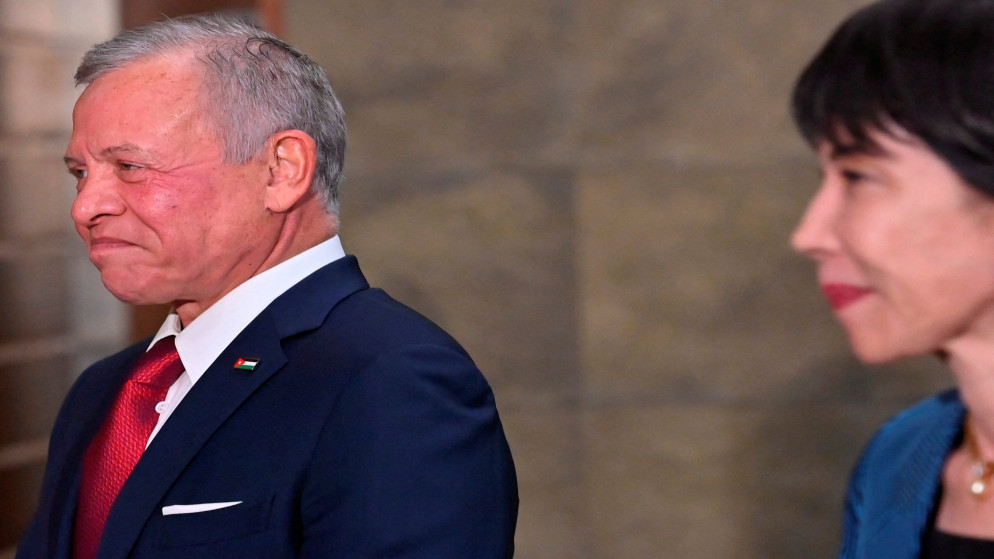 الملك يلتقي رئيسة الوزراء اليابانية