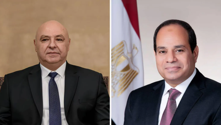 عون يلتقي السيسي ويطالب بإلزام "إسرائيل" بالانسحاب من كامل الأراضي اللبنانية