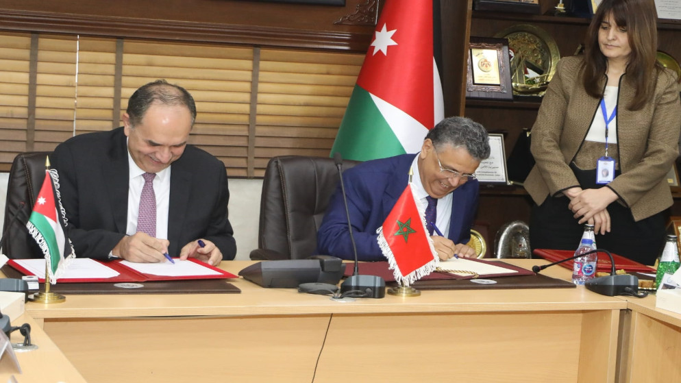 الأردن والمغرب يوقعان اتفاقيتين لتعزيز التعاون القضائي ونقل المحكومين