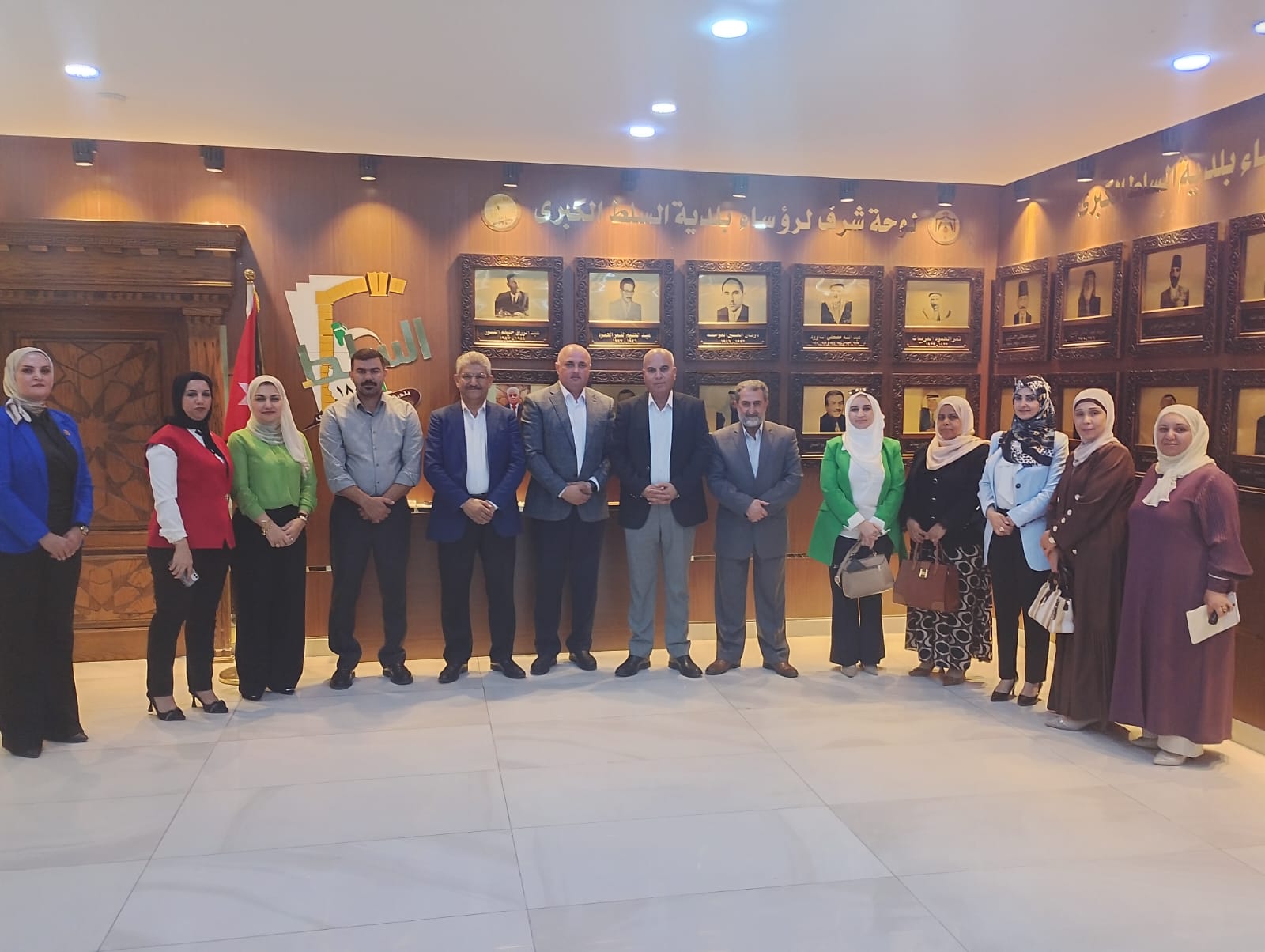 بلدية السلط الكبرى تستقبل وفداً من بلدية إربد لتبادل الخبرات 