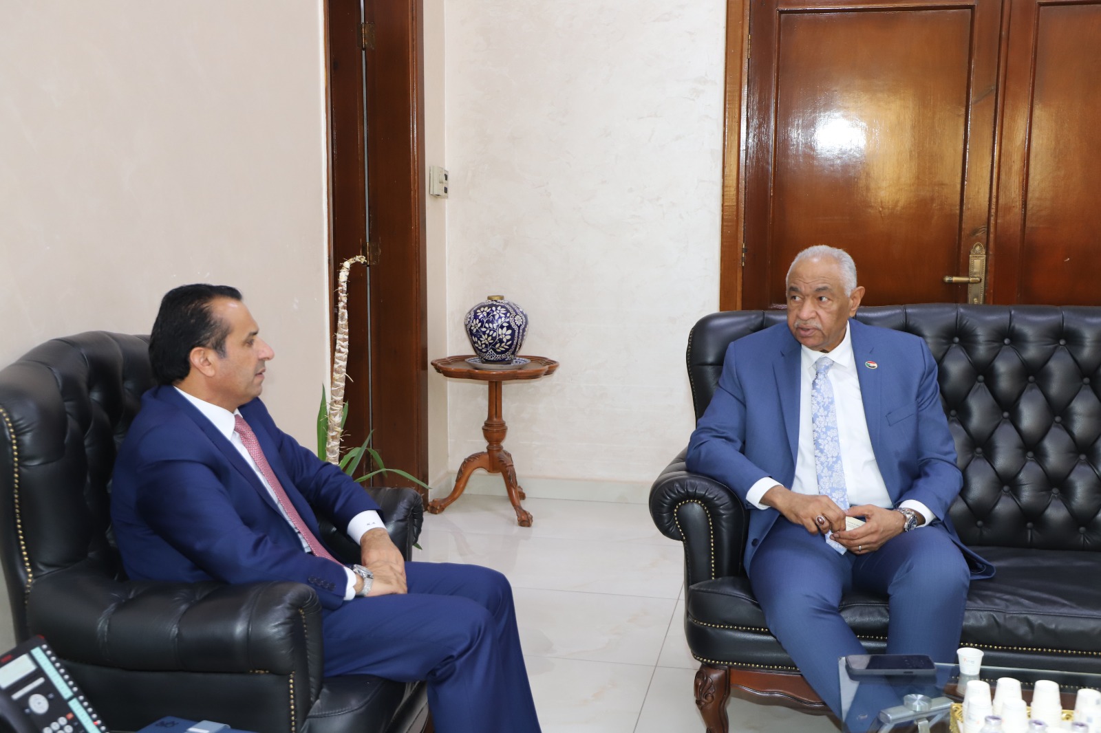 العجارمة يستقبل السفير السوداني ويبحثان تعزيز التعاون التعليمي بين البلدين